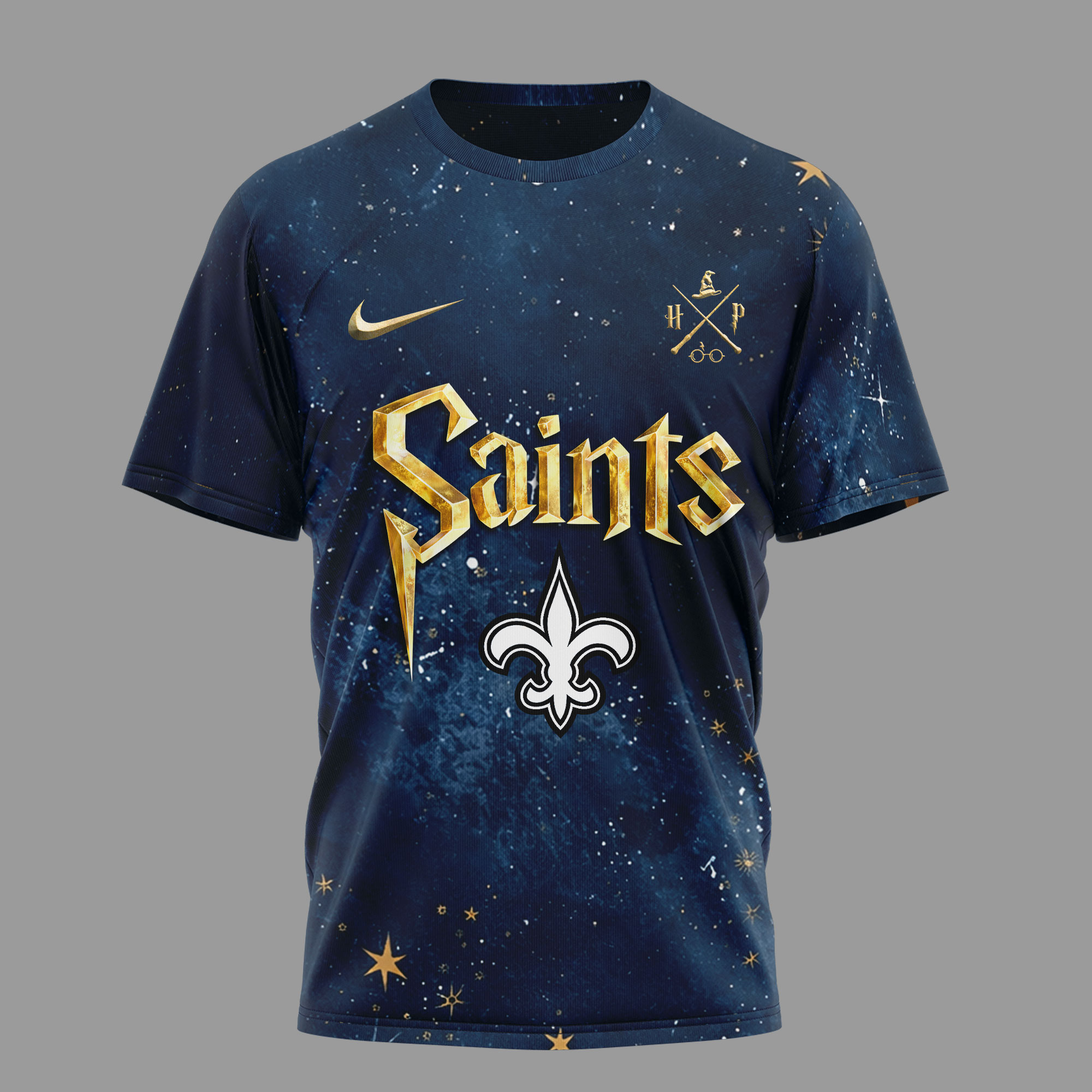 New Orleans Saints | Premium NFL Harry Potter 25 Years Of Magic 3D Shirt - Image 3