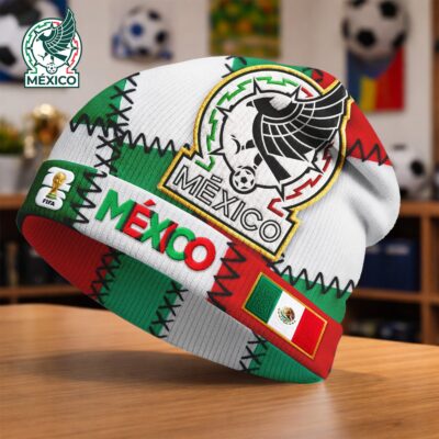 Alternative view of Mexico | Premium WC26 Game Day Beanie Hat