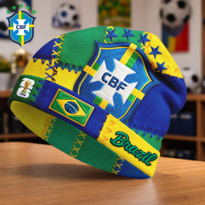 Alternative view of Brazil | Premium WC26 Game Day Beanie Hat