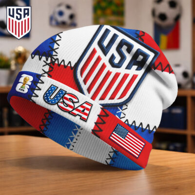 Alternative view of USA | Premium WC26 Game Day Beanie Hat