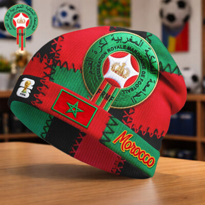Alternative view of Morocco | Premium WC26 Game Day Beanie Hat