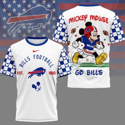 Buffalo Bills | Premium NFL Mickey Football 3D Shirt