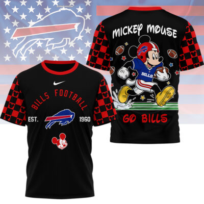 Buffalo Bills | Premium NFL Mickey Football 3D Shirt