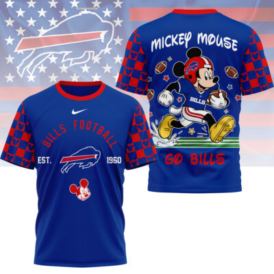 Buffalo Bills | Premium NFL Mickey Football 3D Shirt