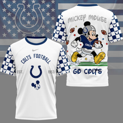 Indianapolis Colts | Premium NFL Mickey Football 3D Shirt