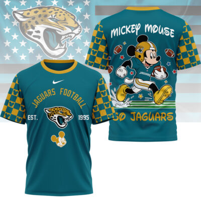 Jacksonville Jaguars | Premium NFL Mickey Football 3D Shirt