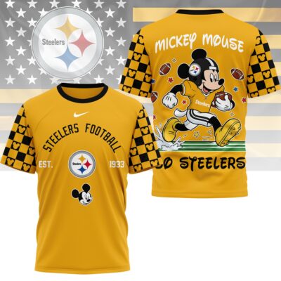 Pittsburgh Steelers | Premium NFL Mickey Football 3D Shirt