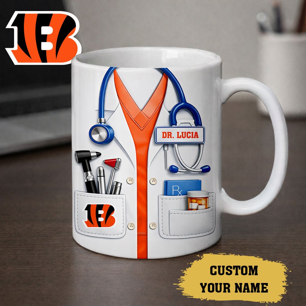 Cincinnati Bengals | Premium NFL Personalized Medical Mug