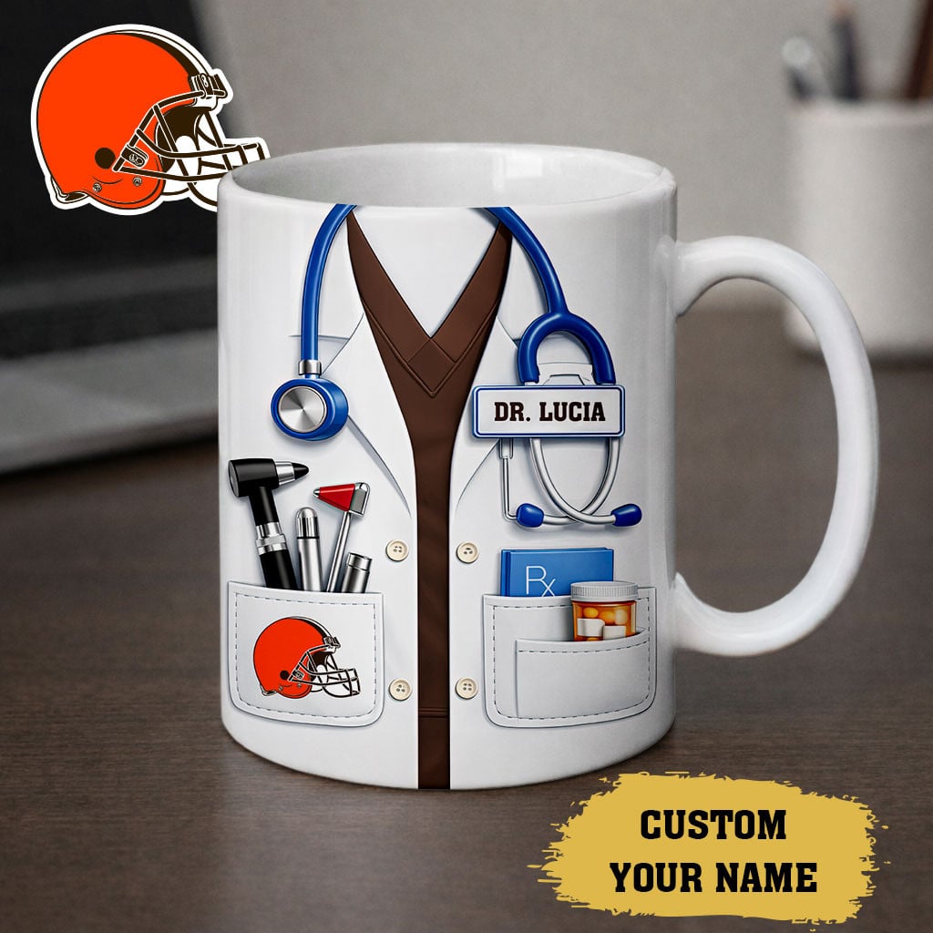 Cleveland Browns | Premium NFL Personalized Medical Mug