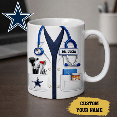 Dallas Cowboys | Premium NFL Personalized Medical Mug