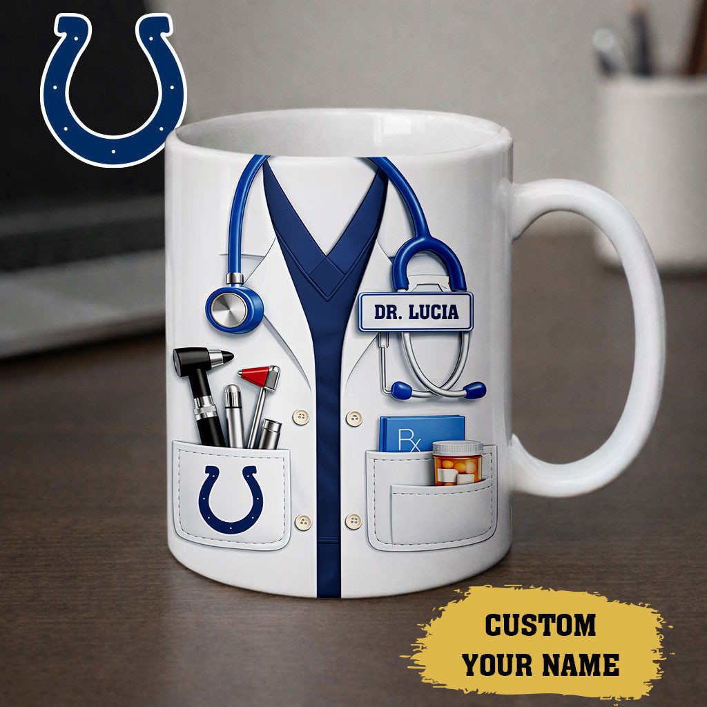 Indianapolis Colts | Premium NFL Personalized Medical Mug