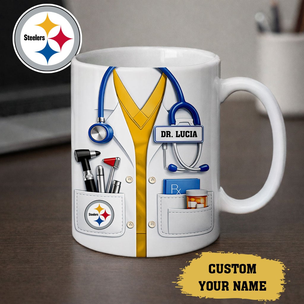 Pittsburgh Steelers | Premium NFL Personalized Medical Mug