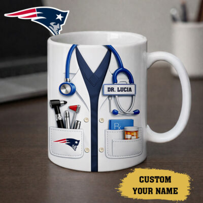 New England Patriots | Premium NFL Personalized Medical Mug - 15OZ