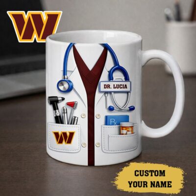 Washington Commanders | Premium NFL Personalized Medical Mug - 15OZ