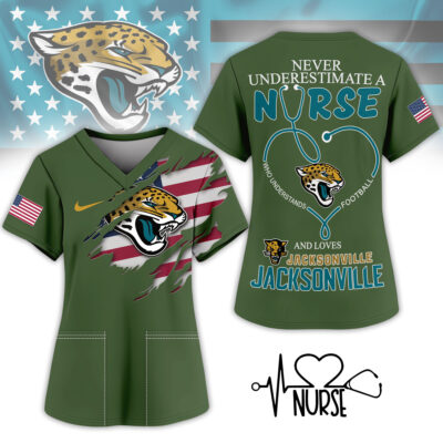 Jacksonville Jaguars | Premium NFL Army Nurse 3D Shirt