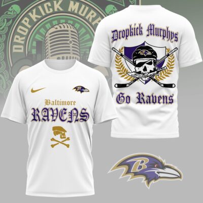 Baltimore Ravens | Premium NFL Dropkick Murphys Fan 3D Shirt