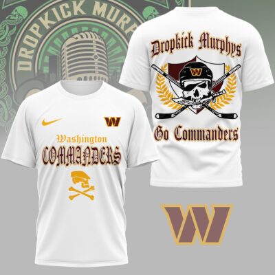 Washington Commanders | Premium NFL Dropkick Murphys Fan 3D Shirt