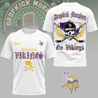 Minnesota Vikings | Premium NFL Dropkick Murphys Fan 3D Shirt