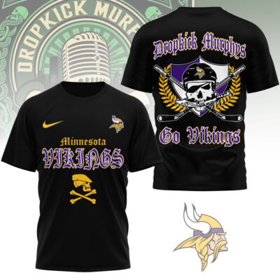Minnesota Vikings | Premium NFL Dropkick Murphys Fan 3D Shirt