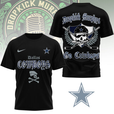 Dallas Cowboys | Premium NFL Dropkick Murphys Fan 3D Shirt