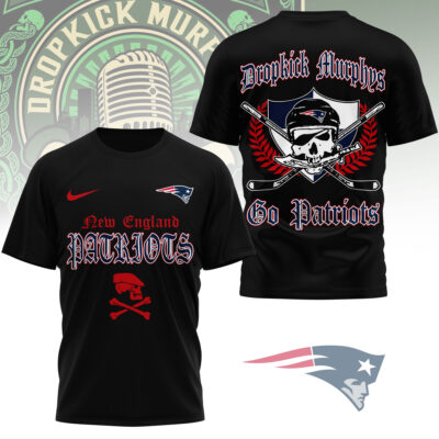 New England Patriots | Premium NFL Dropkick Murphys Fan 3D Shirt