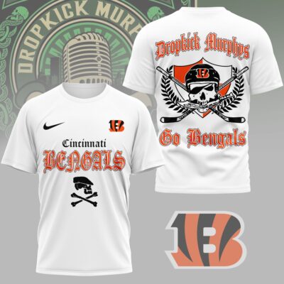 Cincinnati Bengals | Premium NFL Dropkick Murphys Fan 3D Shirt