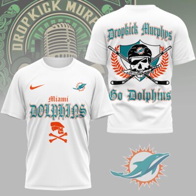 Miami Dolphins | Premium NFL Dropkick Murphys Fan 3D Shirt