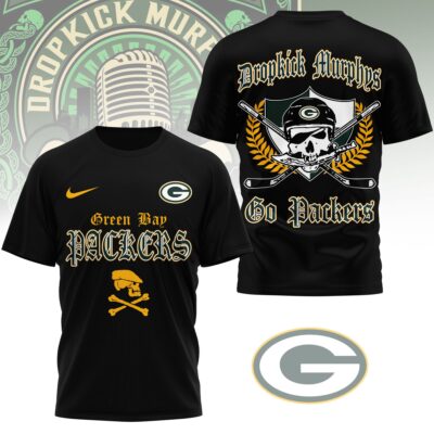 Green Bay Packers | Premium NFL Dropkick Murphys Fan 3D Shirt