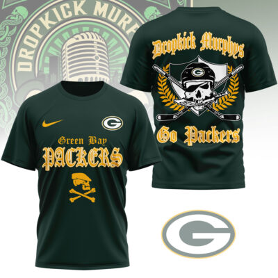 Green Bay Packers | Premium NFL Dropkick Murphys Fan 3D Shirt