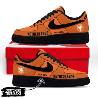 Netherlands | Premium WC26 Soccer Fan AF1 Shoes