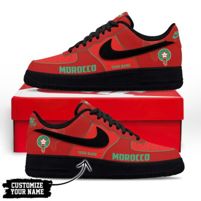 Morocco | Premium WC26 Soccer Fan AF1 Shoes