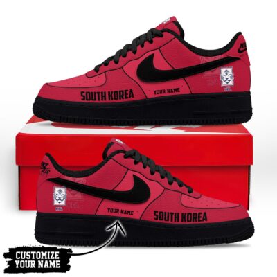 South Korea | Premium WC26 Soccer Fan AF1 Shoes