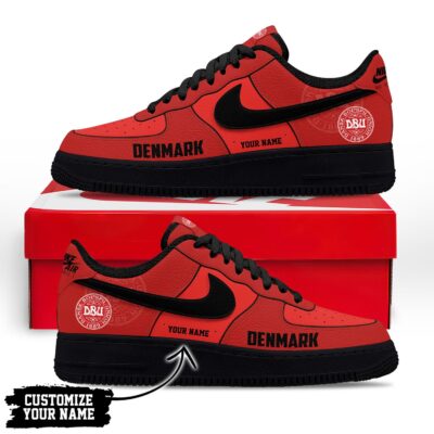Denmark | Premium WC26 Soccer Fan AF1 Shoes