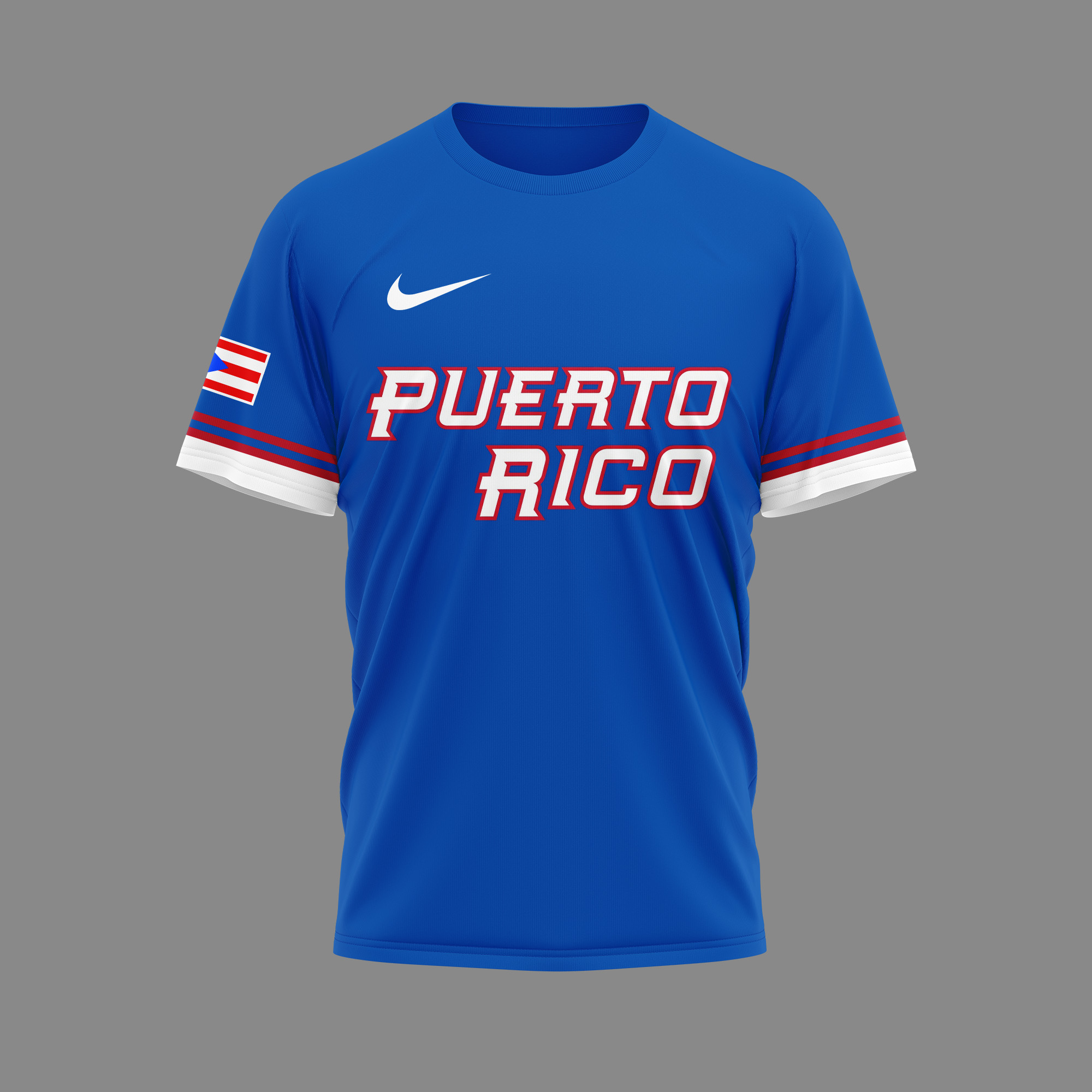 Puerto Rico | Premium World Baseball 3D Shirt - Image 5