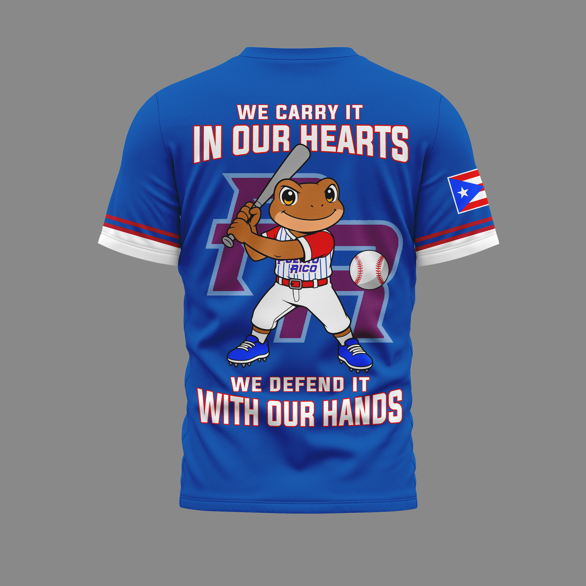Puerto Rico | Premium World Baseball 3D Shirt - Image 6