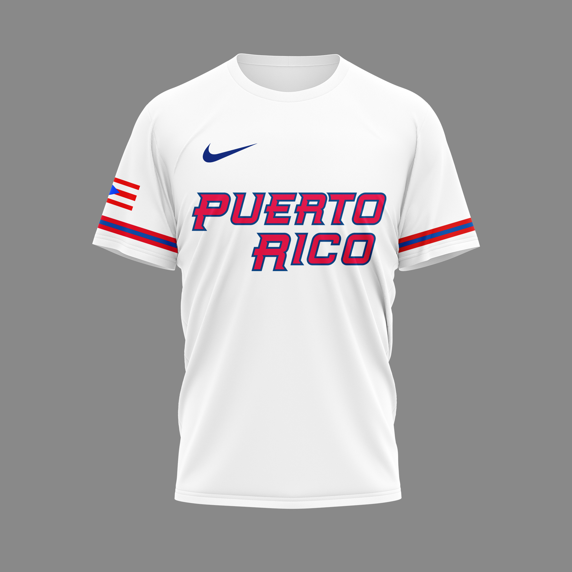 Puerto Rico | Premium World Baseball 3D Shirt - Image 2
