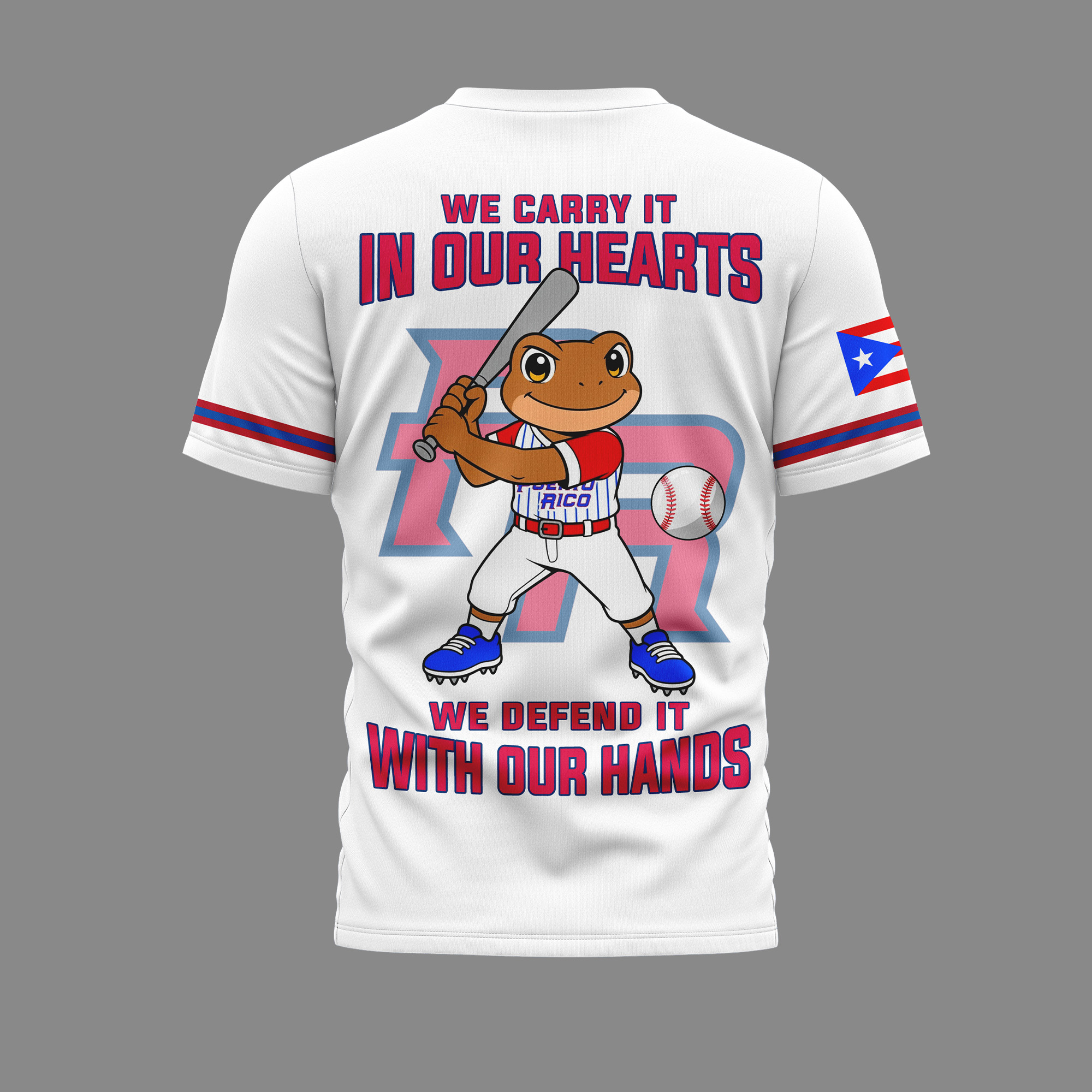 Puerto Rico | Premium World Baseball 3D Shirt - Image 3