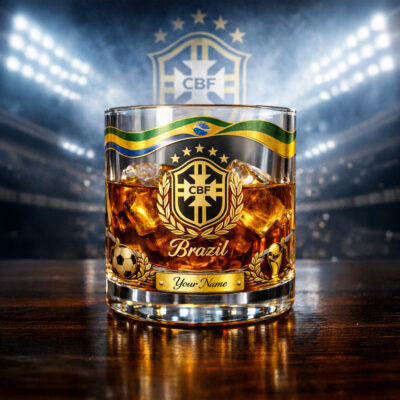 Brazil | Premium WC26 Personalized Whiskey Glass