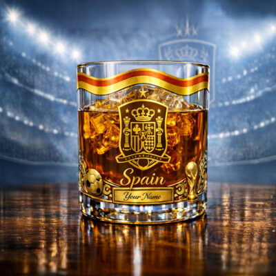 Spain | Premium WC26 Personalized Whiskey Glass