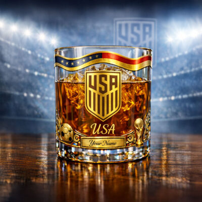 USA | Premium WC26 Personalized Whiskey Glass