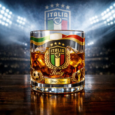 Italy | Premium WC26 Personalized Whiskey Glass