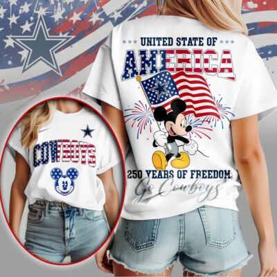Dallas Cowboys | Premium NFL Freedom 250 3D Shirt