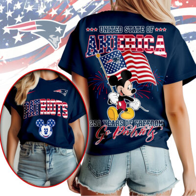 New England Patriots | Premium NFL Freedom 250 3D Shirt
