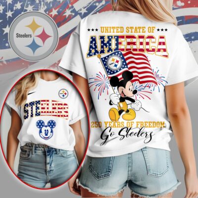 Pittsburgh Steelers | Premium NFL Freedom 250 3D Shirt