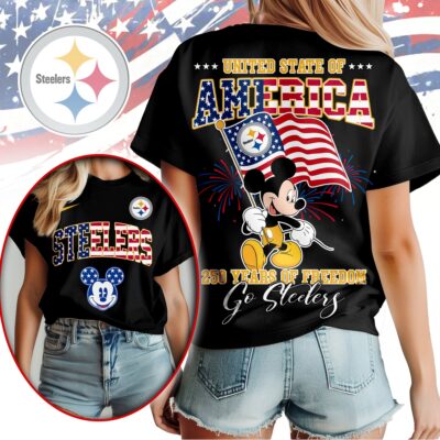 Pittsburgh Steelers | Premium NFL Freedom 250 3D Shirt