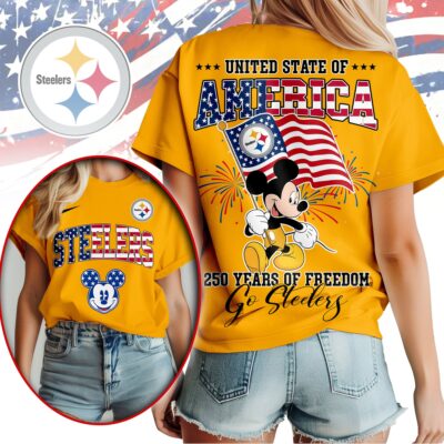 Pittsburgh Steelers | Premium NFL Freedom 250 3D Shirt