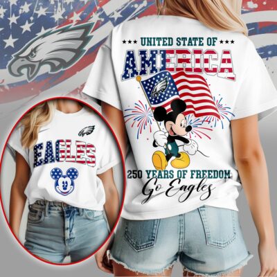 Philadelphia Eagles | Premium NFL Freedom 250 3D Shirt