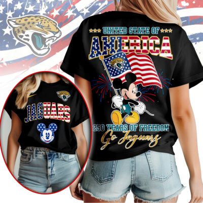 Jacksonville Jaguars | Premium NFL Freedom 250 3D Shirt
