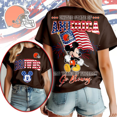 Cleveland Browns | Premium NFL Freedom 250 3D Shirt