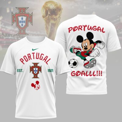 Portugal | Premium WC26 Mickey Mouse Soccer Fan 3D Shirt